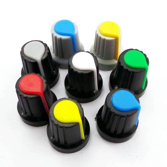 Bakelit Drehknopf Potiknopf Knob Stellknopf Einstellknopf für 6 mm Achse